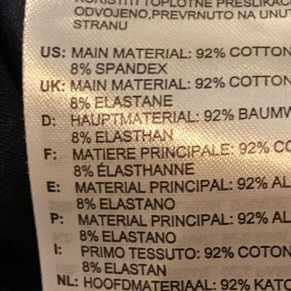 Adidas Blue Leggings Athletic Stretchy Fit - Picture 6 of 6